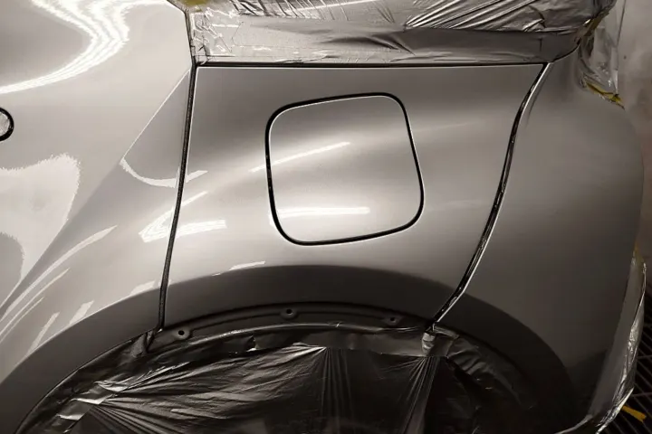 Rear quarter repaired and painted at NG Crash Repairs, Finglas